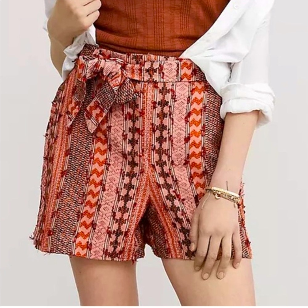 Anthropologie Eva Franco Textured Shorts